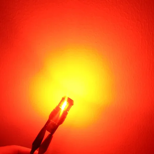 Miniatura 5 de Alla Lighting Bombillas LED miniatura BAY15D Base 7528 1157 de 12 V, blanco xenón 6000 K, señal súper brillante, marcha atrás de respaldo, freno