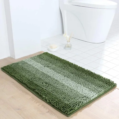 Miniatura 6 de COSY HOMEER Tapete de baño alfombrillas hechas 100 % de poliéster, muy suaves, antideslizantes absorbe el agua especiales para lavar a máquina