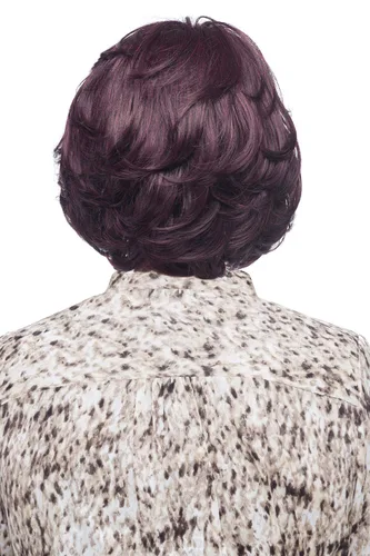 Miniatura 3 de Vivica A. Fox, Jardín, encaje frontal HD, pelo de bebé natural, estilo envolvente en capas con peluca barrida (2 marrón oscuro)