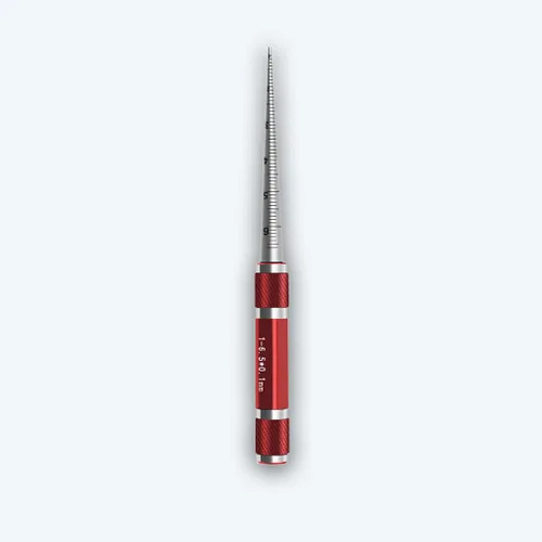 Miniatura 2 de Regla cónica de agujero, calibre de pinza, calibre de apertura cónica de amplia aplicación, medición de agujero redondo, probador de apertura
