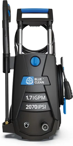 Miniatura 15 de AR Blue Clean BC383HS Lavadora a Presión Eléctrica - 2000 PSI, 1.7 GPM, 13 Amperios, Accesorios de Conexión Bayoneta, Mango Telescópico