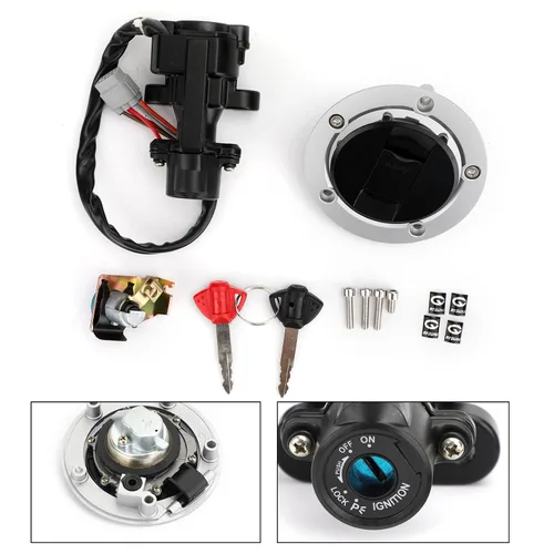 Miniatura 2 de Llave de encendido para Suzuki GSXR 600 750 2006-2018 GSXR 1000 2005-2018 L650 V-Strom 2012-2016 DL1000 V-Strom 2014-2016