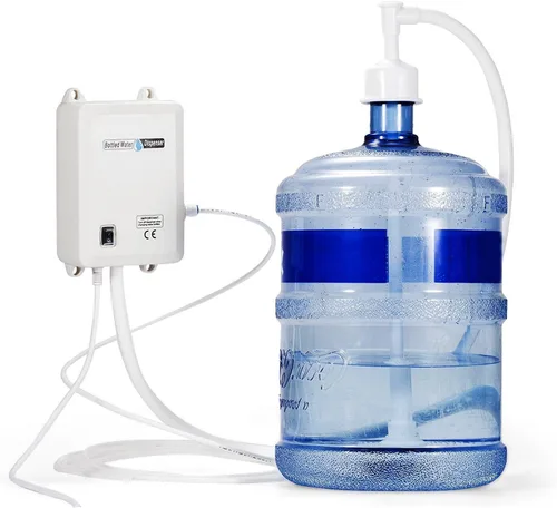 Miniatura 11 de VEVOR Sistema de bomba despachadora de agua embotellada, sistema de dispensación 2x5 galones, dispensador de agua eléctrico automático, bomba