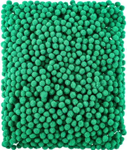 Miniatura 12 de Shappy 2000 mini pompones de 0.236 pulgadas para hacer manualidades, bolas pequeñas de Navidad, suministros de pasatiempos y decoración de Multi