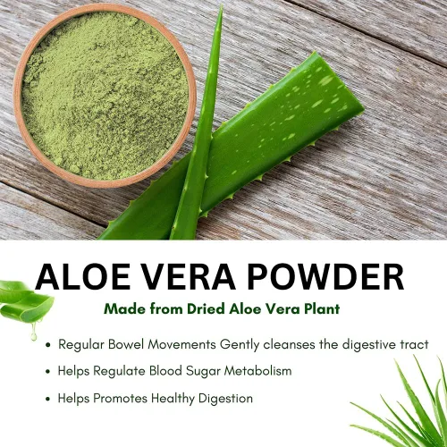 Miniatura 7 de Aloe Vera en polvo orgánico – 227 g (8 oz) Aloe Vera en polvo para cabello y cara Aloe Barbadensis AloeVera, cuidado natural del cabello