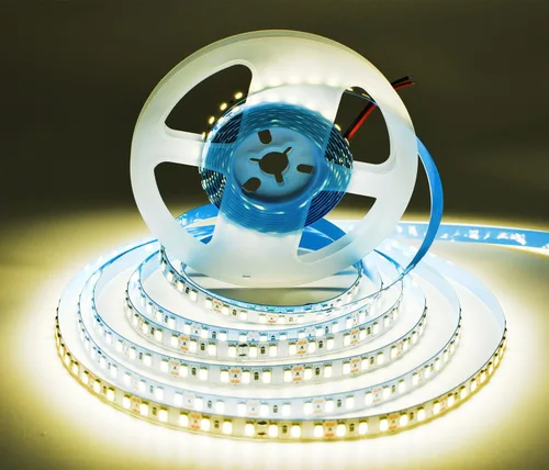 Miniatura 19 de SUYOOULIN Tira de luces LED, AC110V/120V 16.4ft/5m 15000LM SMD 2835 600 LEDs Tiras de luz impermeable IP44 Cinta LED. 2 veces brillo que las tiras