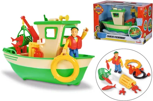 Miniatura 9 de Sam Charlies Fischerboot con figura
