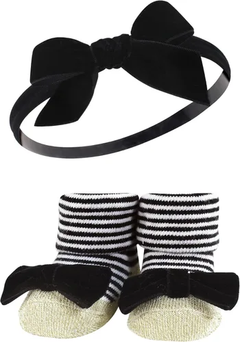 Miniatura 3 de Hudson Baby Conjunto de regalo de diadema y calcetines para niña