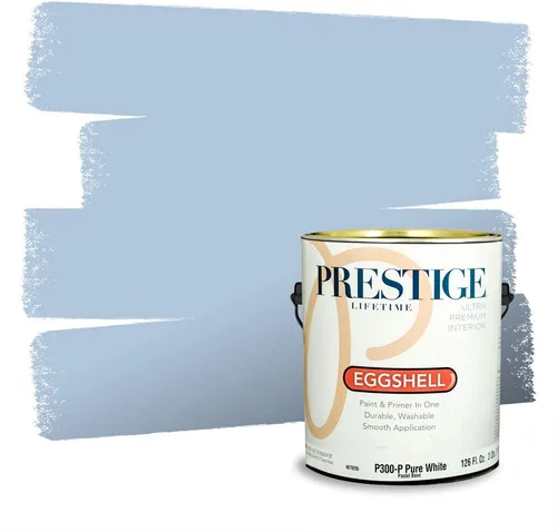 Miniatura 296 de Pintura Exterior + imprimación PRESTIGE, todo-en-uno, 1 galón, acabado mate, color comparable al Valspar* Royal Gray* VS151-Gris real