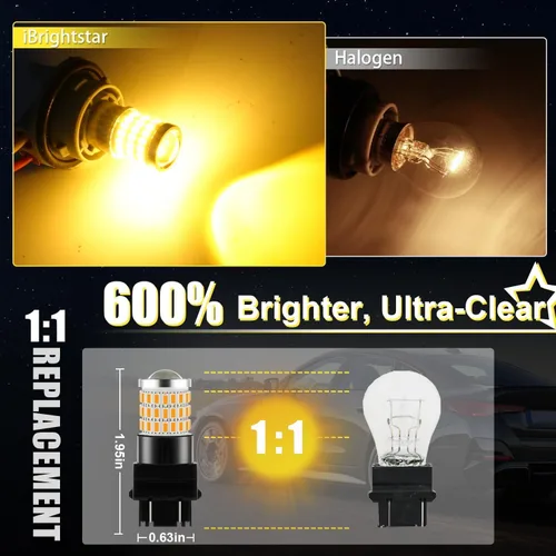 Miniatura 2 de Bombillas LED iBrightstar super brillantes de 9-30 V, de baja potencia 3156 3157 3057 4157 con reemplazo de proyectos para encender luces de señal