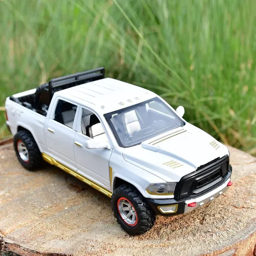 Miniatura 6 de Camioneta de juguete para niños de 4 a 7 años, modelo de metal fundido a presión, camiones de juguete con puertas abiertas, autos de juguete