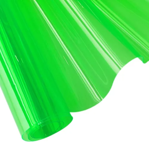 Miniatura 13 de XHT 30x135cm Vinilo de PVC transparente, 0.4mm Lámina de neón de color sólido resistente al agua, tela super transparente con espejo para hacer