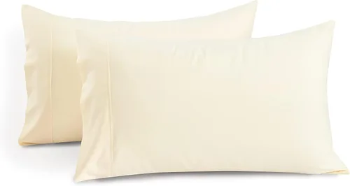 Miniatura 7 de Juego de 4 fundas de almohada estándar de 1000 hilos, 100% algodón egipcio, con algodón de fibra larga y tejido satinado, suaves y sedosas, como
