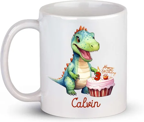 Miniatura 9 de Troodon My Spirit - Taza de café personalizada con nombre personalizado, taza de café de dinosaurio para amantes de los dinosaurios, tazas