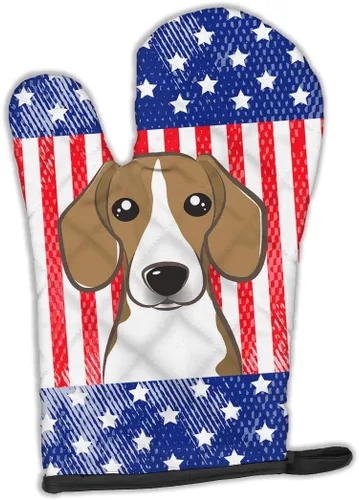 Miniatura 141 de Caroline's Treasures BB4020OVMT Dog House Collection Border Collie - Guante de horno grueso resistente al calor para sartenes calientes y horno