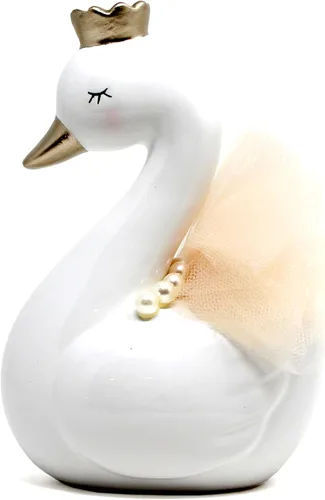 Miniatura 4 de Child to Cherish Hucha de cerámica del cisne, Hana el cisne
