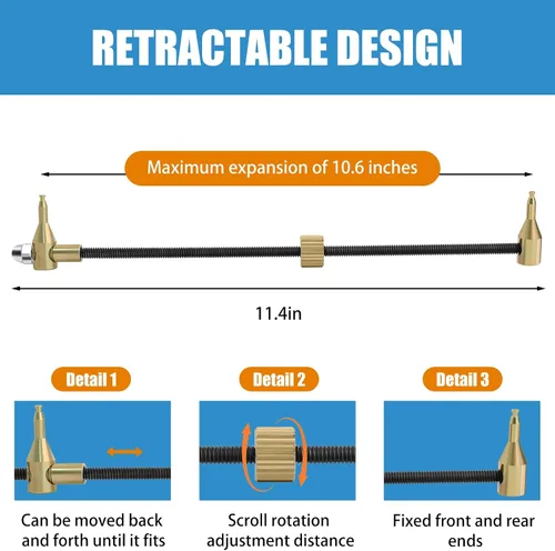 Miniatura 6 de TSE-1 Herramienta de expansión de resorte para lavadora de carga frontal Whirlpool Eliminación de juntas de arranque
