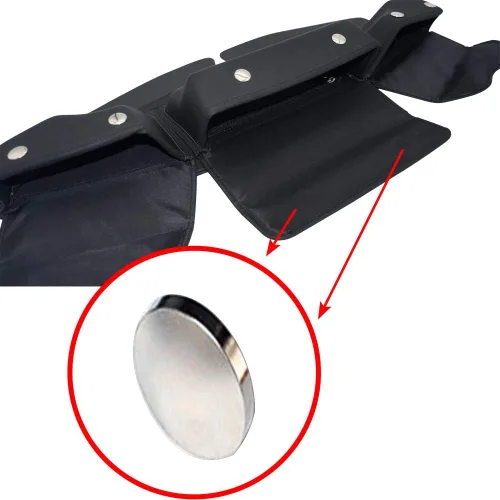 Miniatura 5 de Bolsas de almacenamiento para parabrisas, bolsa de carenado Batwing de tres bolsillos para Harley Touring 2014-UP, compatible con Electra Glide