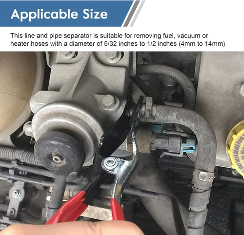 Miniatura 4 de Herramienta de alicates de extracción de manguera de automóvil, alicates de tubo de vacío de combustible, herramienta de extracción de manguera