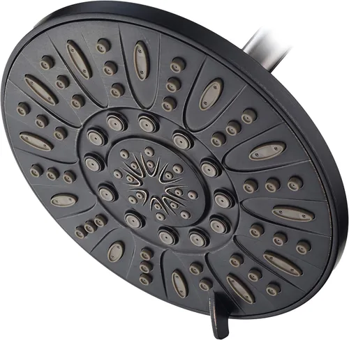 Miniatura 8 de AquaDance Cabezal de ducha de lluvia de níquel cepillado de alta presión de 6 configuraciones de 7" pulgadas – Ángulo ajustable, chorros de cabezal