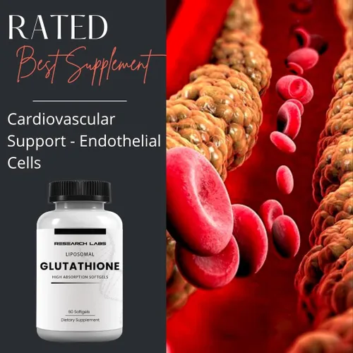 Miniatura 7 de Research Labs Suplemento de glutatión liposomal con Gluta-IV™, absorción mejorada 100x sobre glutatión en polvo. 2 Fer 1 anuncio, 120 cápsulas