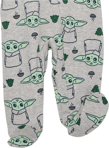 Miniatura 5 de Tienda Essentials Disney l Marvel l Star Wars Unisex Babies' Cotton Footed Sleep and Play, Multipacks