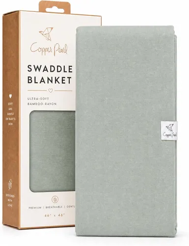 Miniatura 38 de Copper Pearl Swaddle Blankets for Newborns Soft Stretchy Receiving Blankets for Boys and Girls Large 46 x 46 Inch Baby Blankets Lightweight