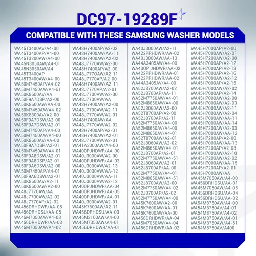 Miniatura 6 de BlueStars DC97-19289F Bomba de drenaje de arandela - Para Samsung WA45M7050AW/A4 WA50F9A7DSP/A2 WA45H7000AW/A2 WA45T3200AW/A4 WA48H7400AW/A2
