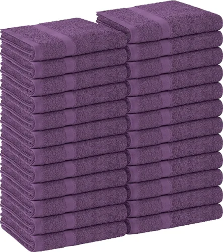 Miniatura 14 de Utopia Towels, Paquete de 24 toallas de salón, no a prueba de blanqueador, 16 x 27 pulgadas, toallas de algodón altamente absorbentes para manos