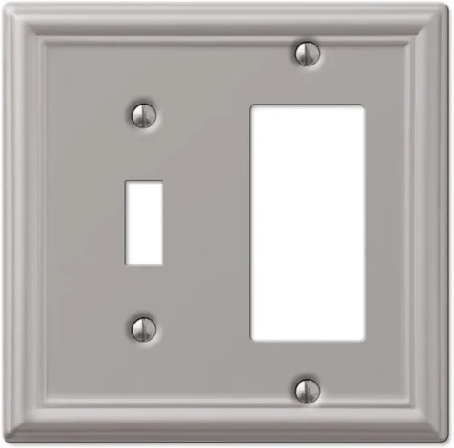 Miniatura 27 de Amerelle 149R4DB - Placa de pared Chelsea, 4 interruptores de palanca, acero, bronce envejecido, paquete de 1