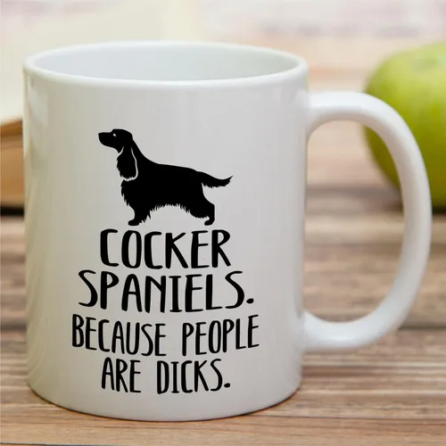 Miniatura 3 de Retreez Taza Graciosa - Amante de Perros Cocker Spaniel Papá Mamá Propietario de Cocker Spaniel Inglés Regalo 11 Oz Taza de Café Cerámica de DOG070