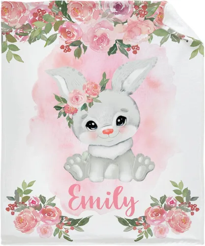 Miniatura 18 de Regalo personalizado para niños/niños, mantas personalizadas de animales para sofá, cama, dormitorio, sala de estar, manta ligera