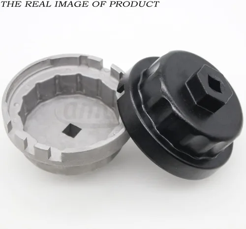Miniatura 5 de Herramienta de llave de filtro de aceite apta para Toyota Lexus Camry RAV4 Tundra Highlander, etc., motores de 2.5 a 5.7 L, 2.520 in, 14 flautas.
