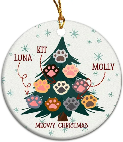 Miniatura 13 de Adorno personalizado para foto de perro, adorno de Navidad personalizado para mascotas 2023, regalos de Navidad personalizados para cachorros
