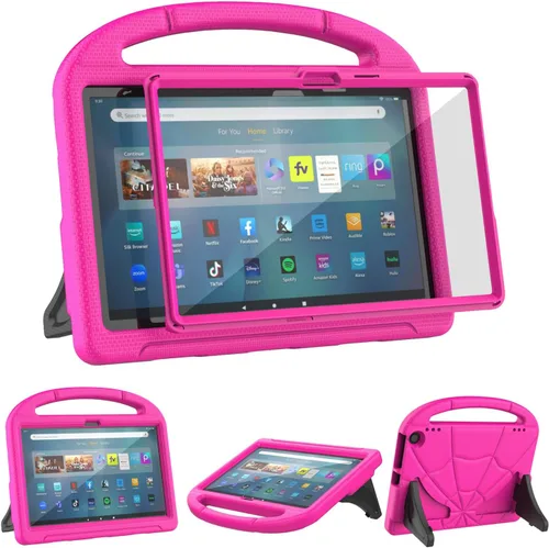 Miniatura 15 de Funda para tablet Amazon Fire Max 11 para niños (13ª generación, versión 2023), ligera, a prueba de golpes, con asa y soporte para tablet Kindle Azul