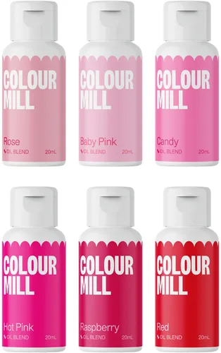 Miniatura 44 de Colour Mill Colorante para alimentos a base de aceite, 0.68 onzas líquidas (20 ml), rojo rosado