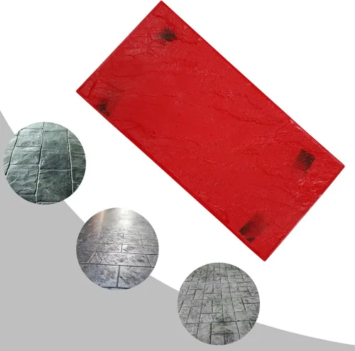 Miniatura 8 de CNCEST Sello de hormigón de poliuretano, textura de pizarra realista, sin costuras, tapete de sellado de cemento para pared, pisos, sellos