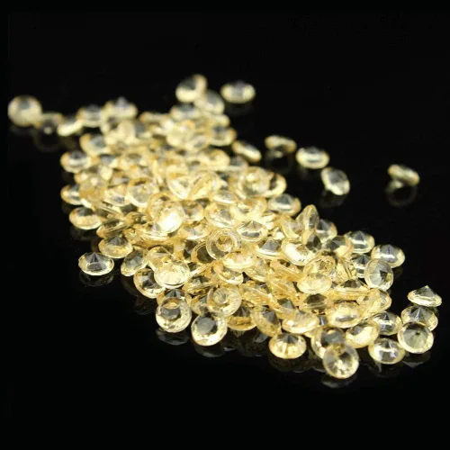 Miniatura 2 de Liying 1000 piezas de diamantes acrílicos de 0.315 in, confeti de mesa de diamantes redondos de imitación, gemas del tesoro para dispersos de mesa