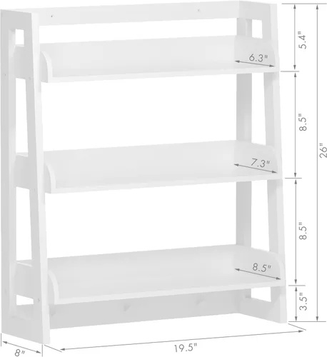 Miniatura 3 de UTEX Estante de pared para baño, organizador de estante de almacenamiento sobre el inodoro, estante de montaje en pared de 3 niveles con gancho