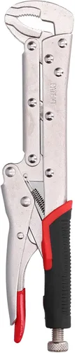 Miniatura 2 de Alicates de bloqueo extendidos, agarre de mandíbula curvado extra largo de 80 grados para carpintería, herramientas manuales para agarrar, sujetar