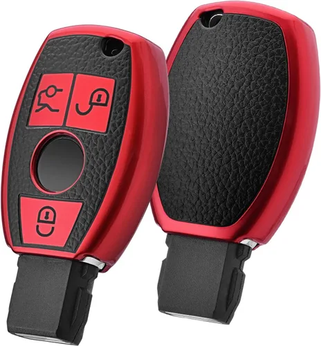 Miniatura 16 de ELOHEI - Funda para llavero de Mercedes Benz de TPU suave premium, compatible con Mercedes Benz C E S M, CLS, CLK, G, Clase G, llavero inteligente