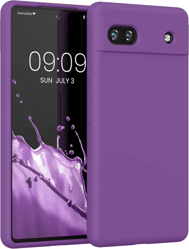 Miniatura 112 de kwmobile Funda Compatible con Google Pixel 6 Pro - Funda de Teléfono de Silicona TPU con Acabado Suave - Azul Caribe