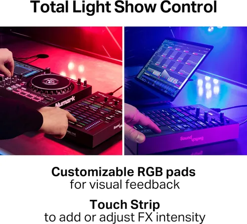 Miniatura 4 de SoundSwitch Control One - Controlador profesional de iluminación DMX para DJ con 3 meses de acceso al software SoundSwitch y soporte para luces DMX