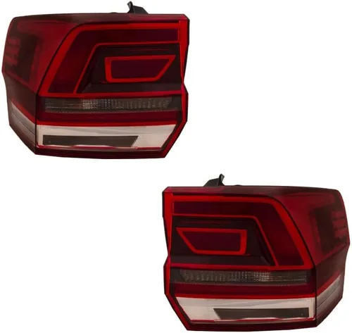 Miniatura 7 de KarParts360 Luz trasera para Volkswagen Atlas 2018 2019 2020 lado del pasajero Exterior CAPA Reemplazo para VW2805127 3CN945096B