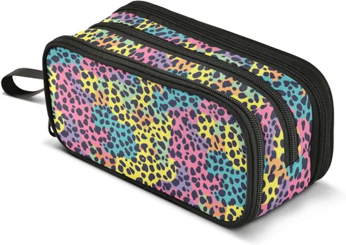 Miniatura 26 de MNSRUU Estuche grande para lápices, estuche estético con diseño de rana linda, organizador de marcadores, caja de lápices para niñas, niños