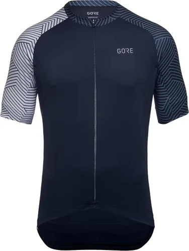 GORE WEAR Camiseta de ciclismo de manga corta para hombre, C5, color azul esferablanco