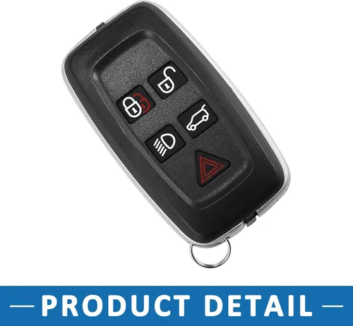 Miniatura 6 de Funda de repuesto para llave de coche para Land Rover Range Rover 2010-2015, color negro
