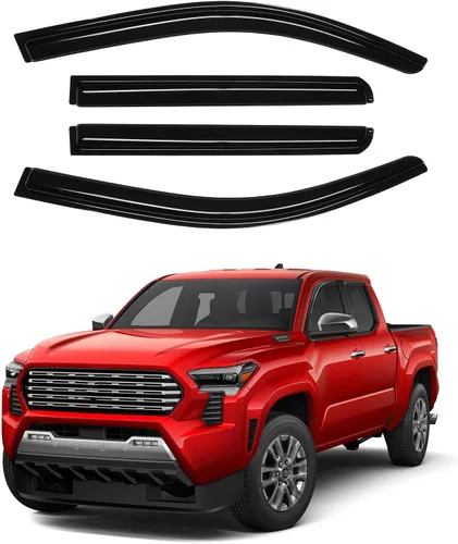 Miniatura 24 de Canvcle RAV4 Rain Guards - Window Visors for Toyota RAV4 2006-2012, Outside-Mount Tape-On Side Window Wind Deflectors for RAV4 Accessories, Vent