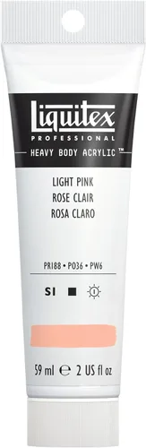Miniatura 174 de Liquitex Pintura Acrílica Profesional de Cuerpo Pesado, Tubo de 2 oz (59ml), Rojo Fluorescente