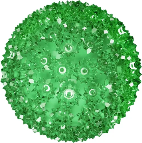 Miniatura 2 de Novelty Lights - Esfera de estrella de luz LED de 6 pulgadas con 50 luces, 100% verdadero parpadeo blanco cálido, bola de ornamento, cable